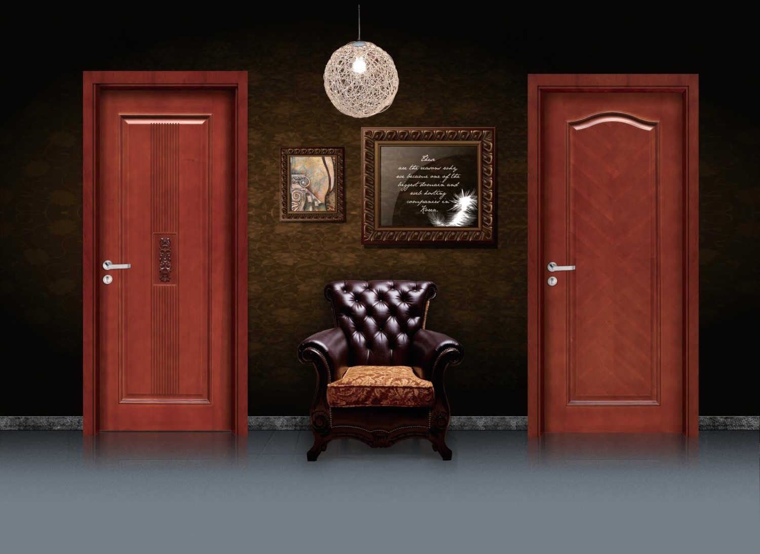 ابواب داخليه بموديلات عصرية حديثة رصينة ومتينة