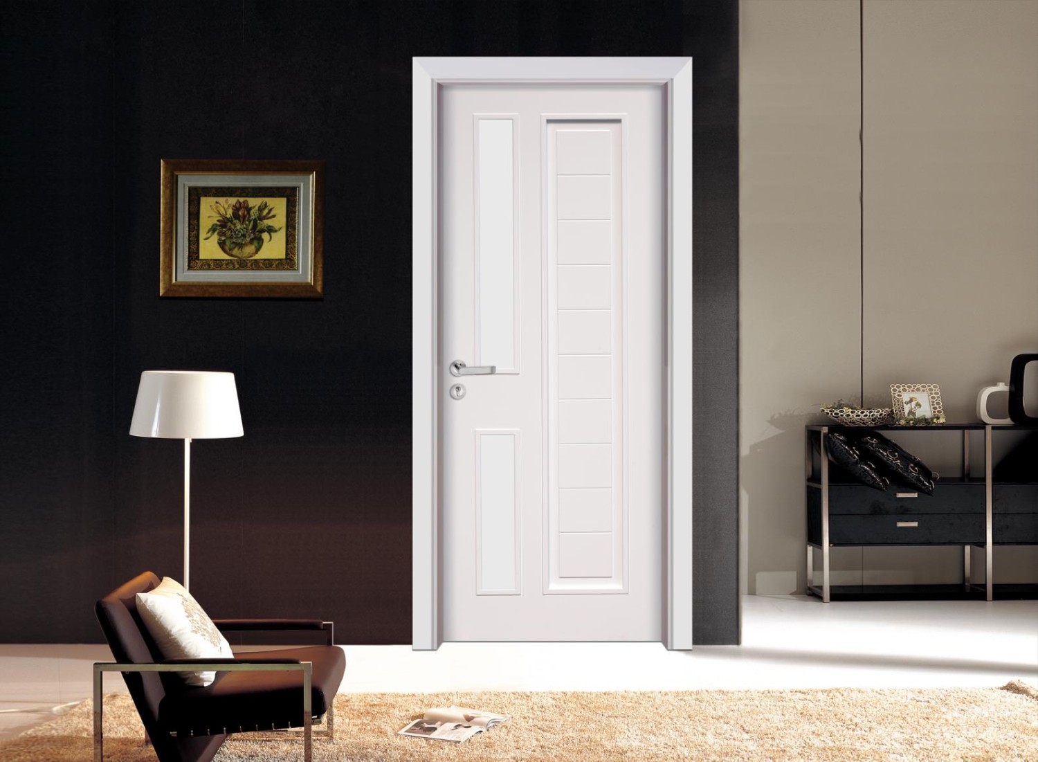 ابواب داخليه بموديلات عصرية حديثة رصينة ومتينة